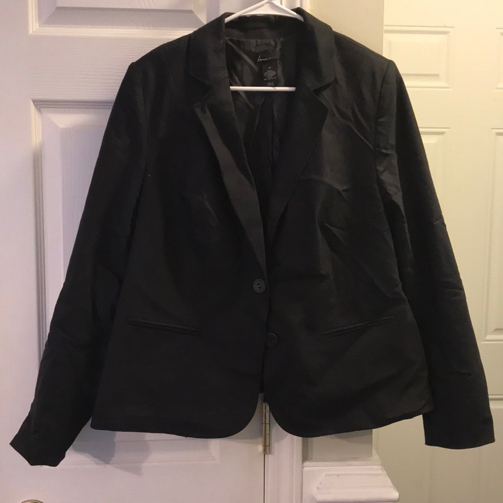 Black suit blazer